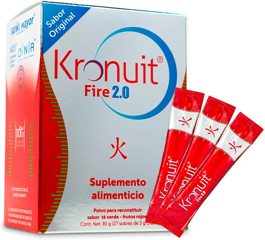Kronuit® Fire 2.0 Caja 27 Sobres Frutos Rojos