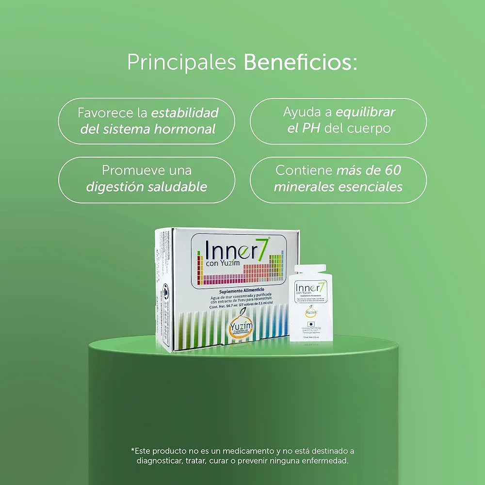 Inner7® con Yuzim caja 27 sobres