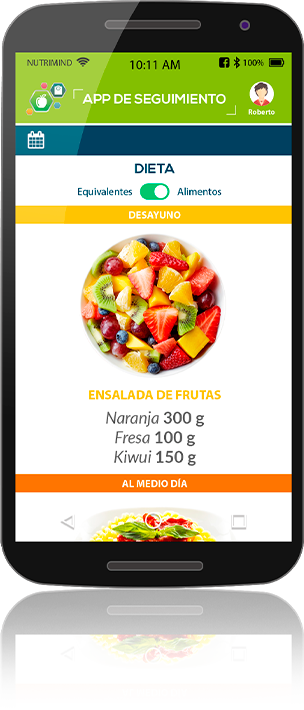 Servicio de acompañamiento nutricional Longevidad